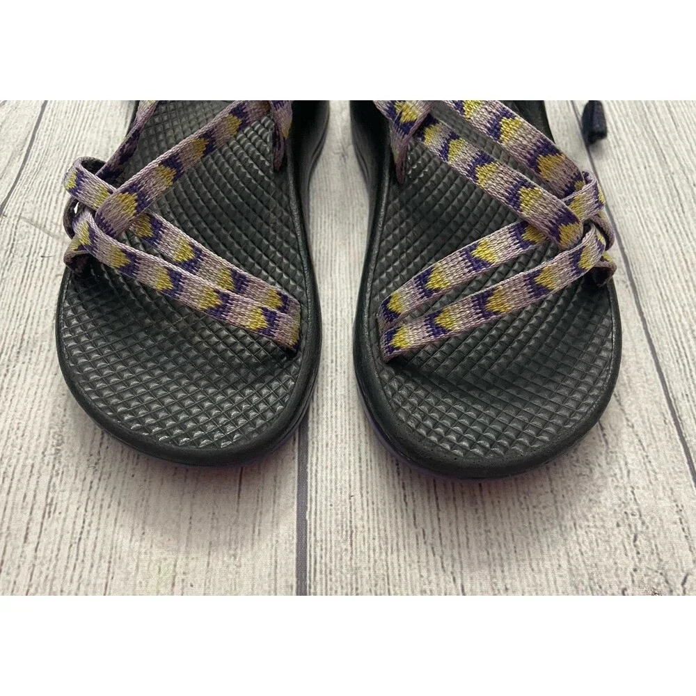 Purple Chaco Chaco’s Girl Hiking Sandals Shoes, Size Youth 13